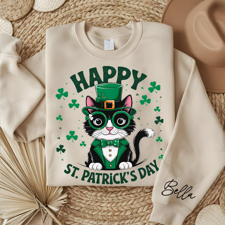 Happy St Cat Tricks Day Sweatshirt
