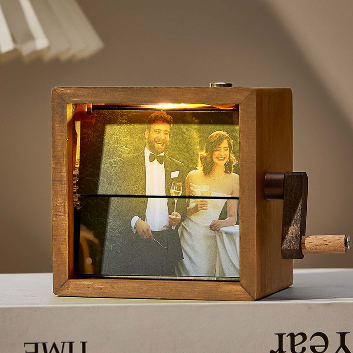 Custom photo flip book frame animation anniversary gift