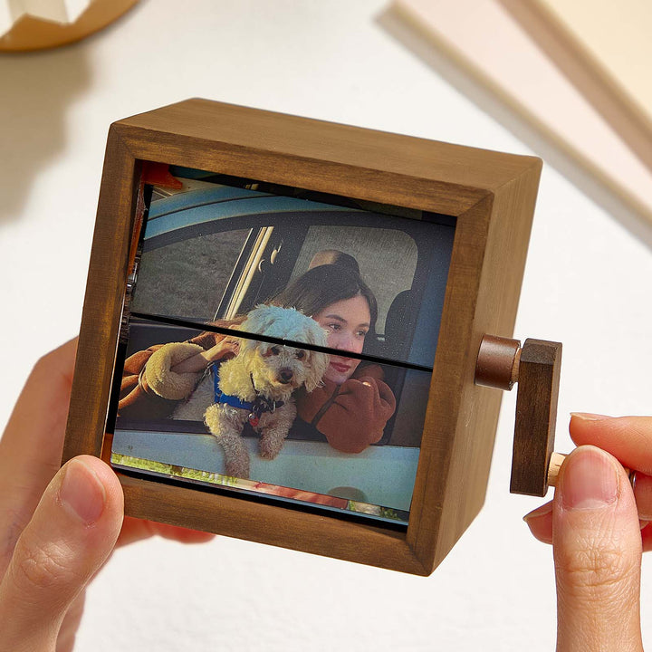 Custom photo flip book frame animation anniversary gift