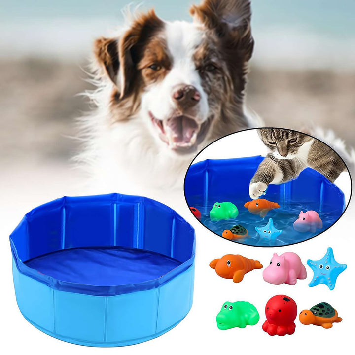 PVC folding pet cleaning basin Portable pet bath sink for cats and dogs