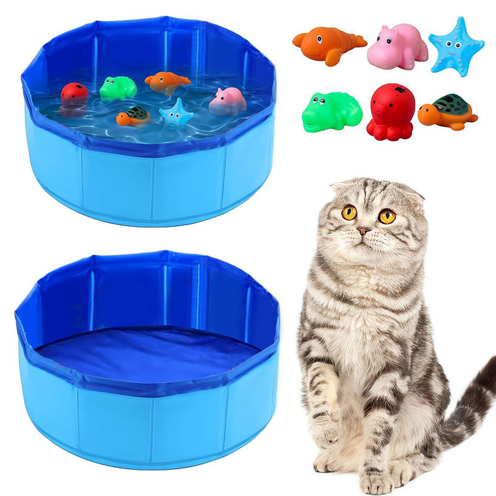 PVC folding pet cleaning basin Portable pet bath sink for cats and dogs