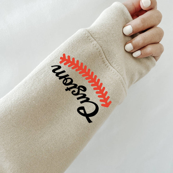 Custom Name and Number Softball Sweater