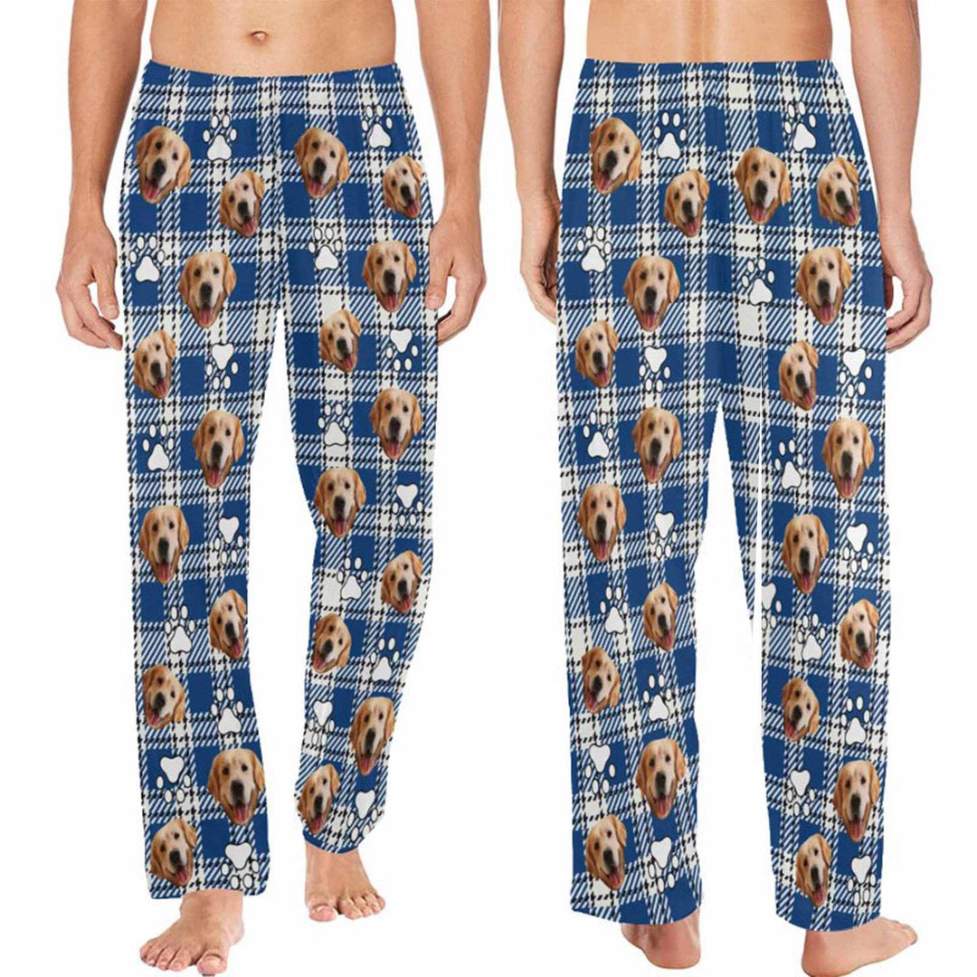 Personalized Photo & Name Pajamas,Custom Pajama Pants Men Women