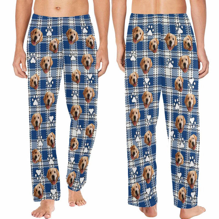 Personalized Photo & Name Pajamas,Custom Pajama Pants Men Women
