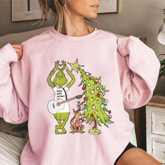 Custom Grinch and Max – Christmas Sweatshirt