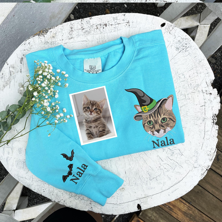 Custom  Halloween  Pet Portrait Hoodie