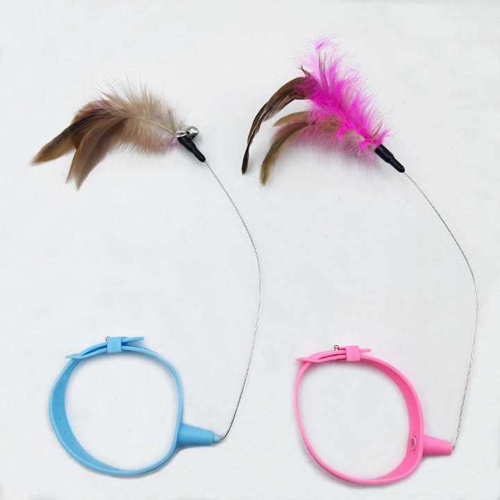 Katzenspielzeug Halsband Halsband Federglocke Katze