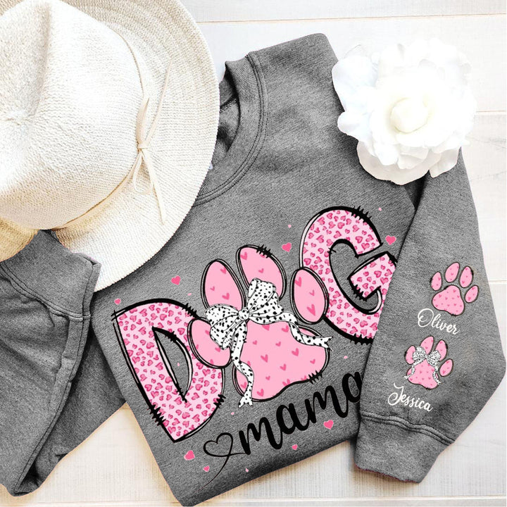 Custom Dog Mom Valentine Hoodie