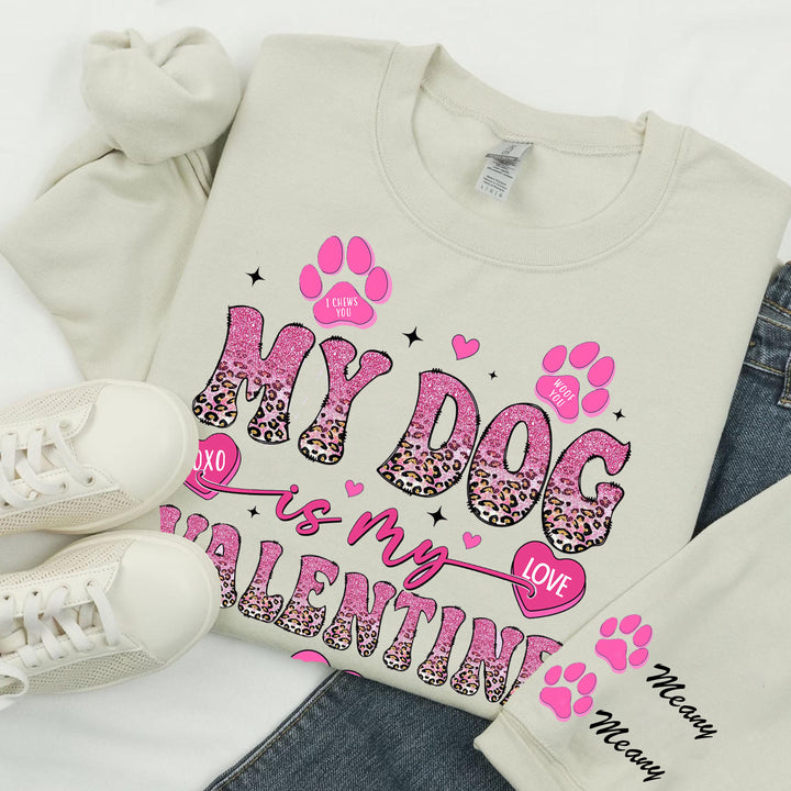 Dog Mama Valentines Shirt Sublimation Design Hoodie