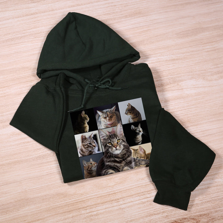 Custom Cat Photo Hoodie For Fur Parents Birthday Sweatshirt