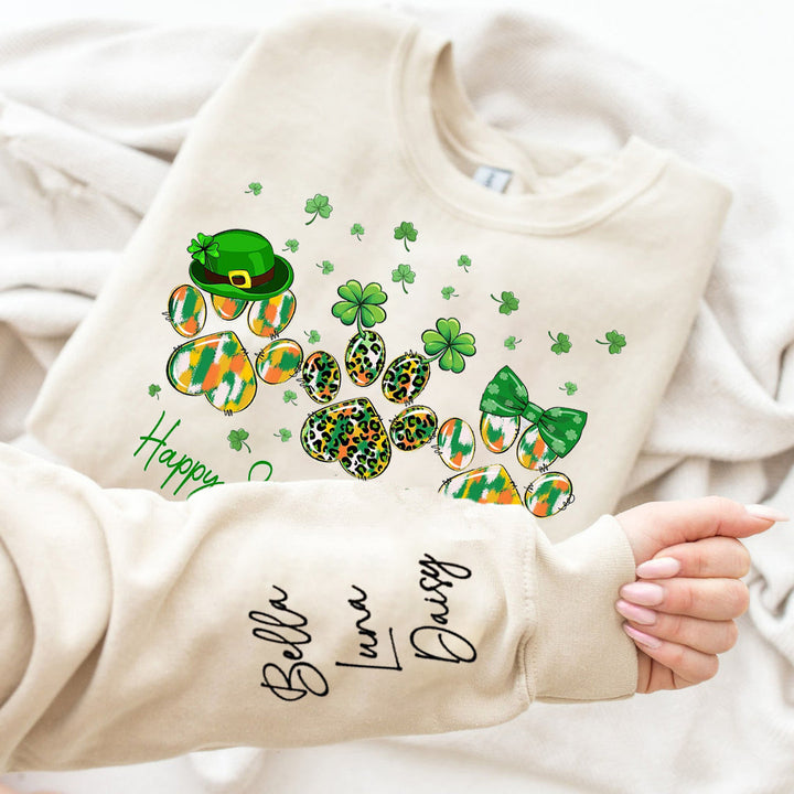 Custom Dog St Patricks Day sweatshirt