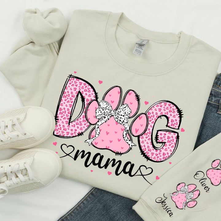 Custom Dog Mom Valentine Hoodie