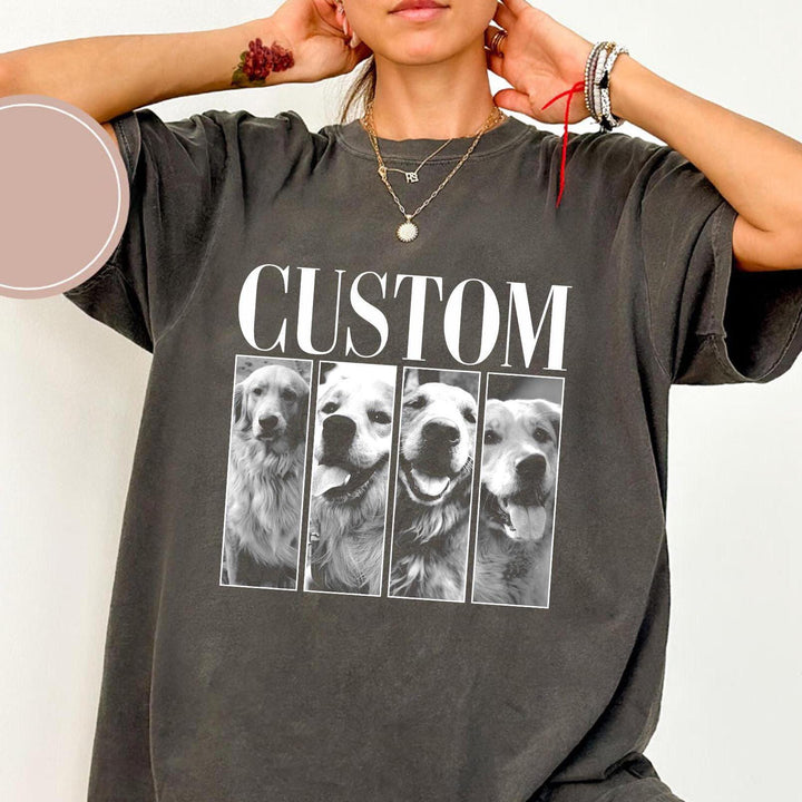 Custom Pets Photo Comfort Colors Shirt