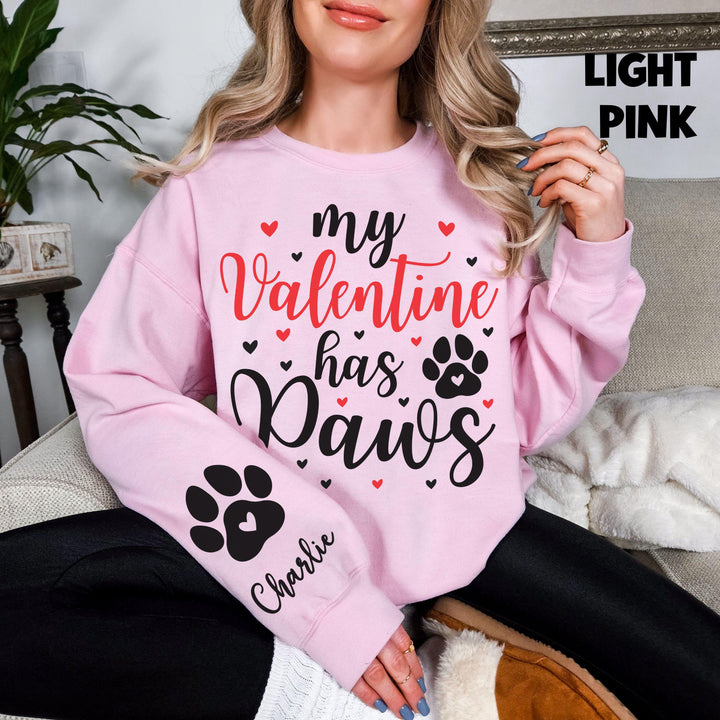 Custom Pet Owner Sweatshirt, Personalized Valentine's Day