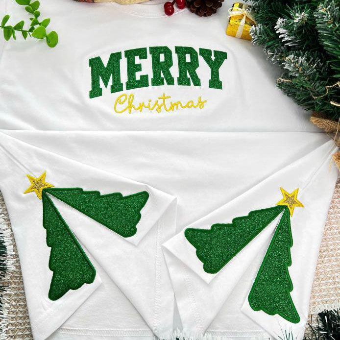 Custom sparkly Christmas hoodie