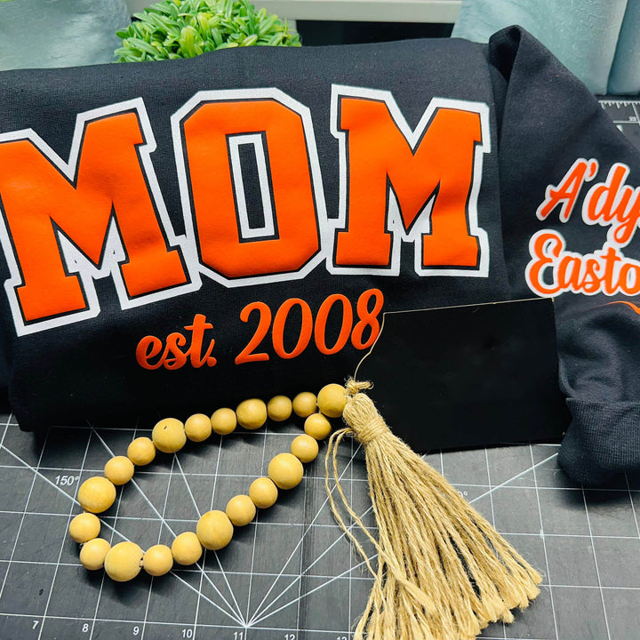 Custom puff craft hoodie