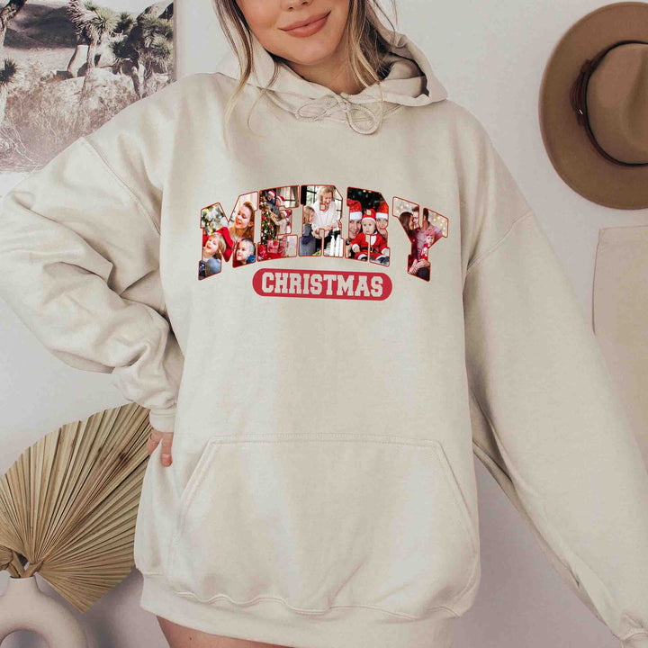 Merry Christmas Hoodie, Personalized Christmas Hoodie,Custom Christmas Gift