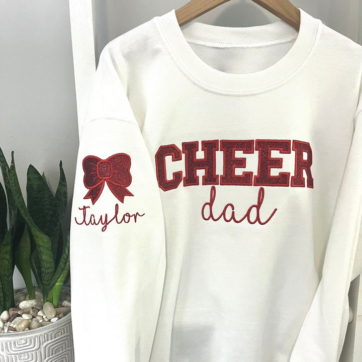 Personalized Embroidered Cheer Mom Sweatshirt | Hoodie