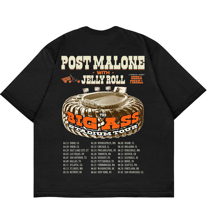 Post Malone Tour Shirt, Big Ass Stadium Tour shirt