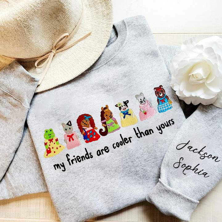 custom my friends are cooler than yours hoodie