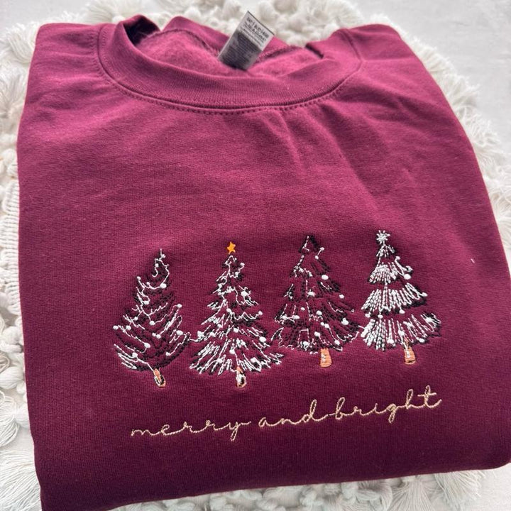 Gregory Valentino Merry And Bright Christmas Sweatshirt