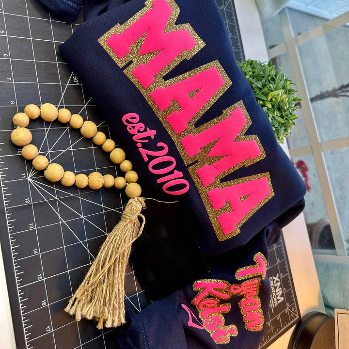 Custom puff craft hoodie