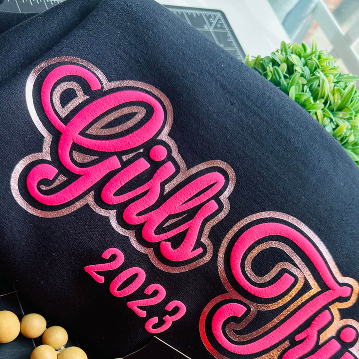 Custom puff craft hoodie