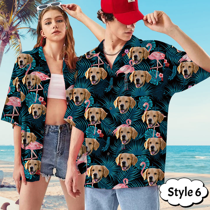 Personalized Pet Beach Shirt for Man Women  Dog Hawaiian Shirt