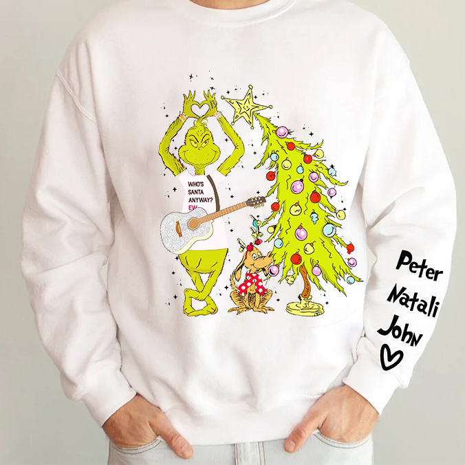 Custom Grinch and Max – Christmas Sweatshirt