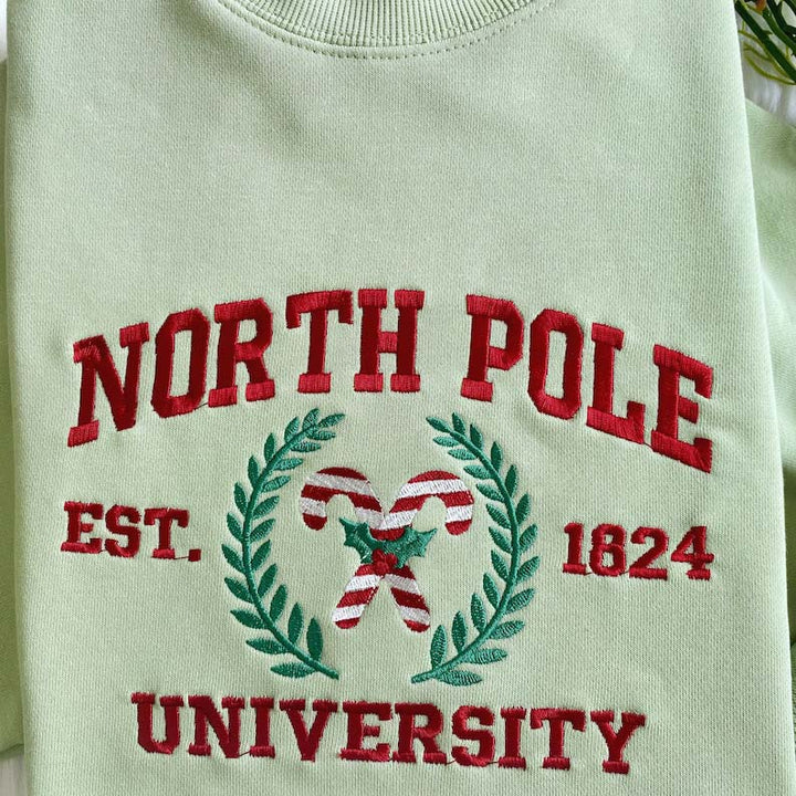 Christmas Embroidered Hoodie