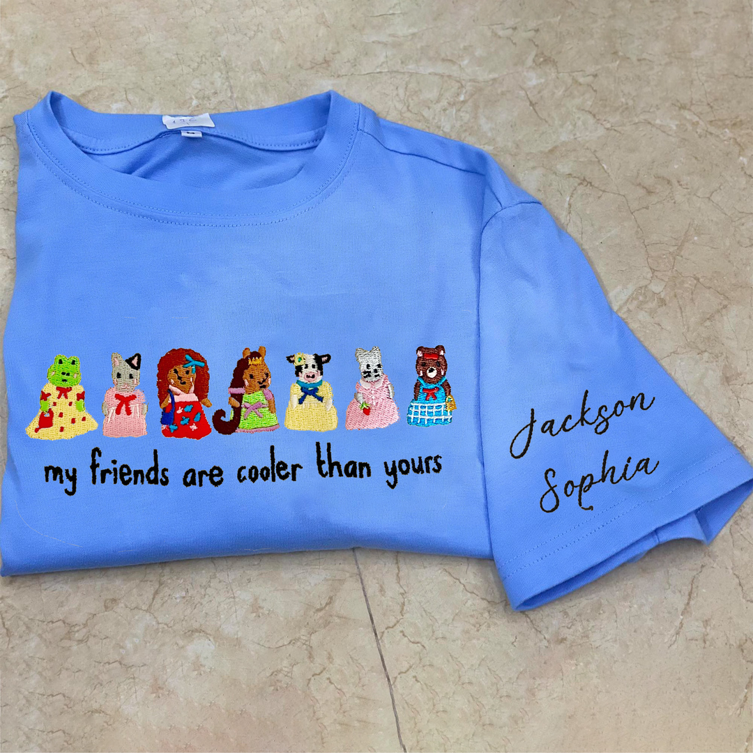 custom my friends are cooler than yours hoodie