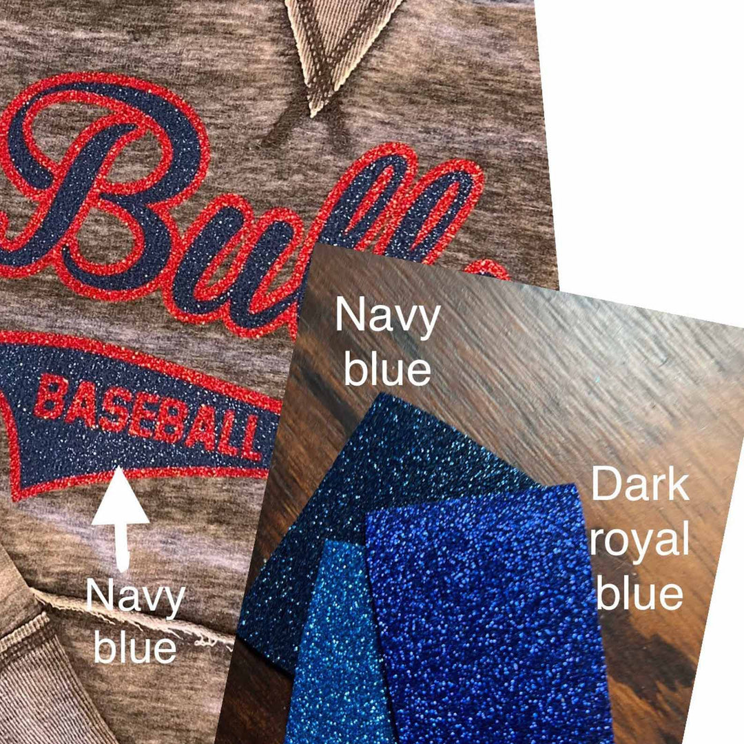 Distressed Hoodie With Glitter Or Regular Team Names