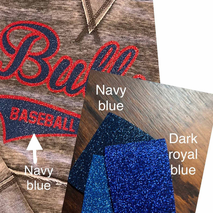 Distressed Hoodie With Glitter Or Regular Team Names