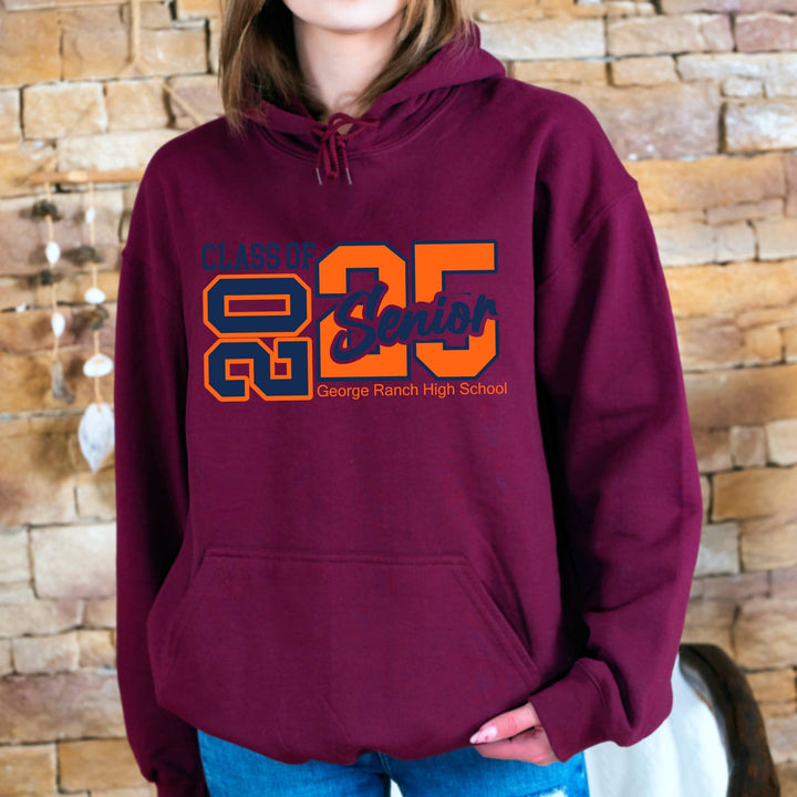 Personalized Senior 2025 Graduation Hoodie