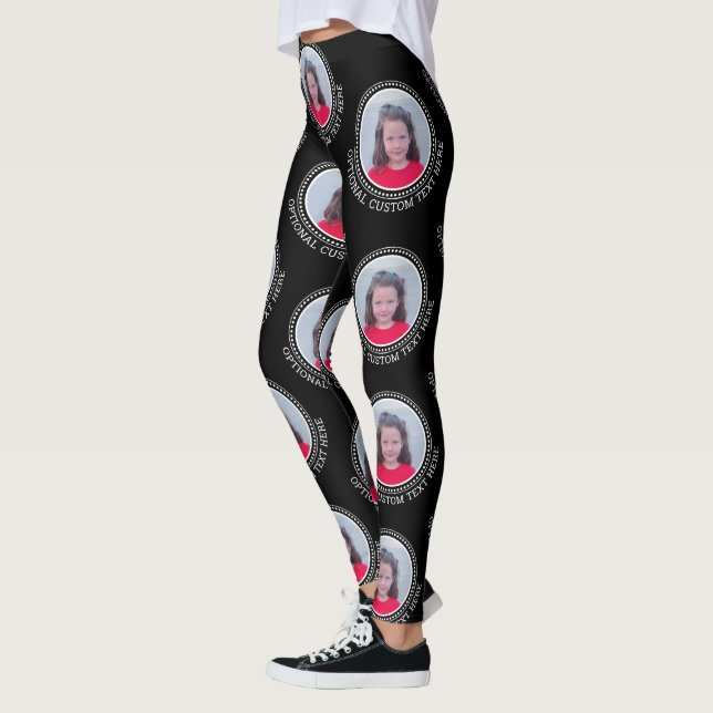 Create a Custom Photo Collage with 1 Photo Leggings