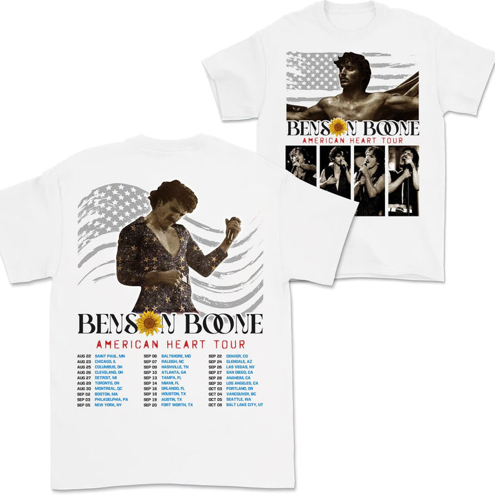 Benson Boone Vintage Shirt, Tour Album 2025 Concert Gift Unisex