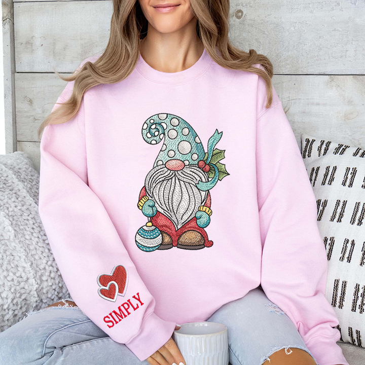 Custom embroidered Christmas goblin hoodie