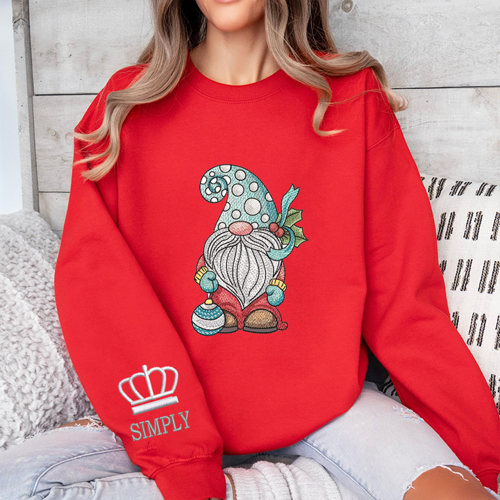 Custom embroidered Christmas goblin hoodie
