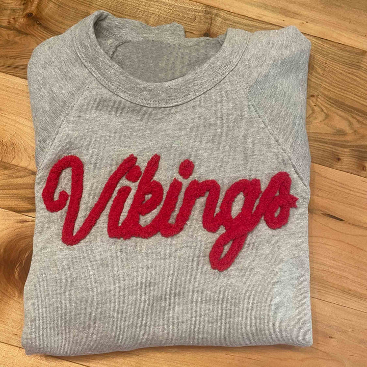 Embroidery Chenille Yarn Team Soft Sweatshirt