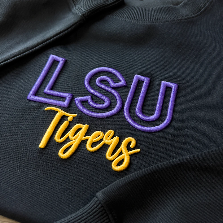 Custom 3D PUFF Embroidery Team Sweatshirt / Hoodie
