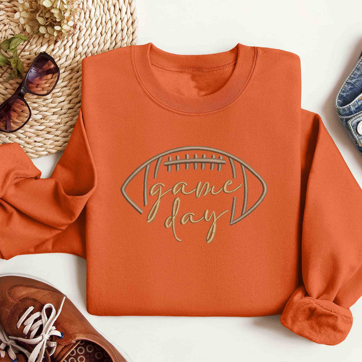 Embroidered  Tis The Season Game Day Sweatshirt
