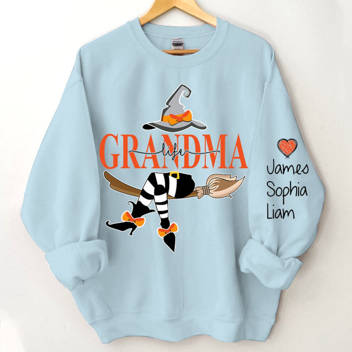 Custom Halloween Grandma Witch Sweatshirt