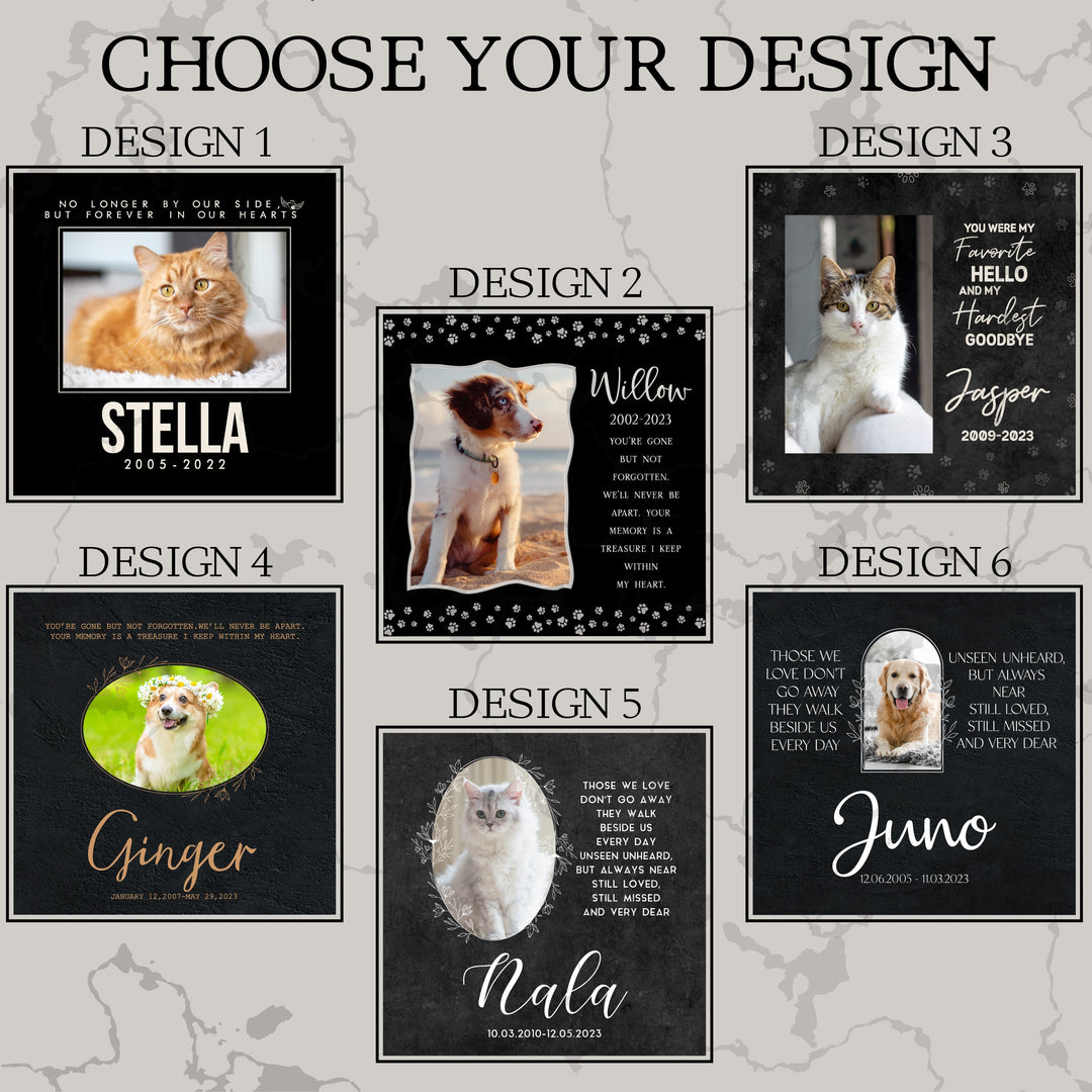 Pet Memorial Stone, Dog Memorial Stone, Pet Grave Marker, Dog Headstone Personalized, Pet Headstone, Loss of Dog Memorial Sympathy Gifts