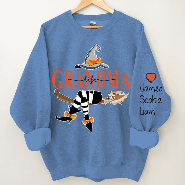 Custom Halloween Grandma Witch Sweatshirt