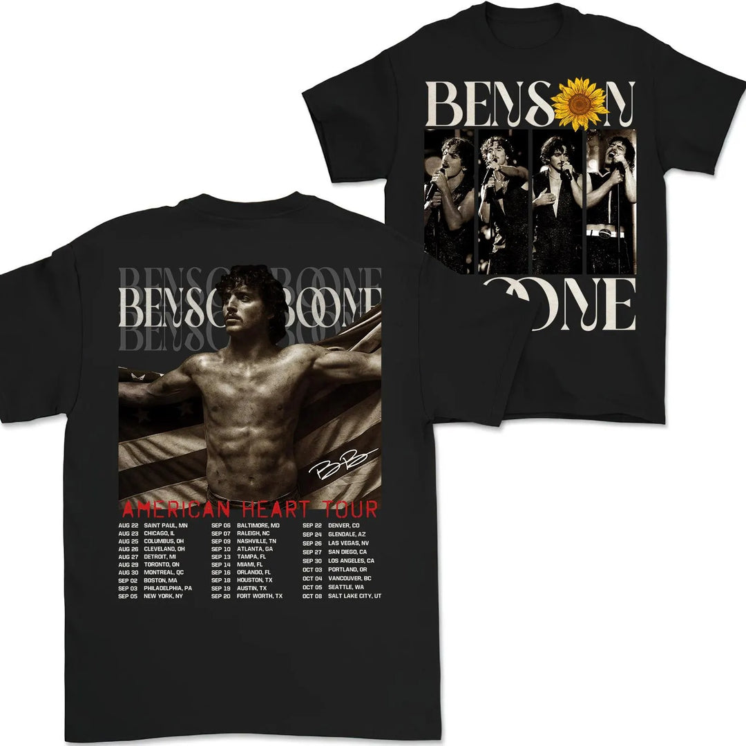 Vintage Benson Boone Shirt, Benson Boone Merch, Benson Boone Concert Shirt