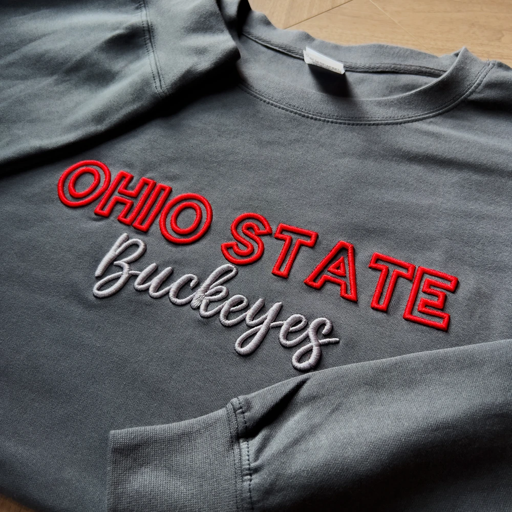 Custom 3D PUFF Embroidery Team Sweatshirt / Hoodie