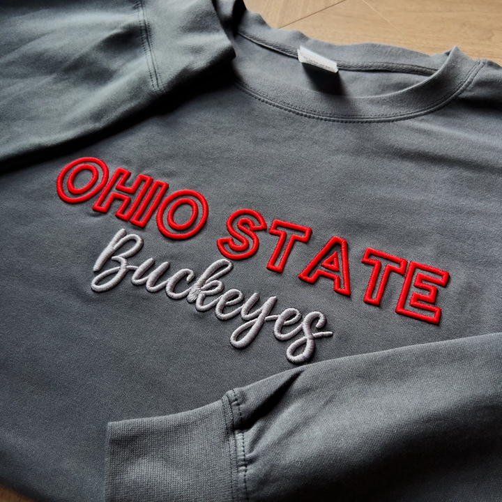 Custom 3D PUFF Embroidery Team Sweatshirt / Hoodie