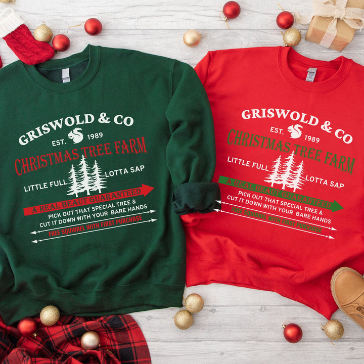 Christmas Vacation Tree Sweatshirt, Griswold Christmas Tree Farm Sweatshirt