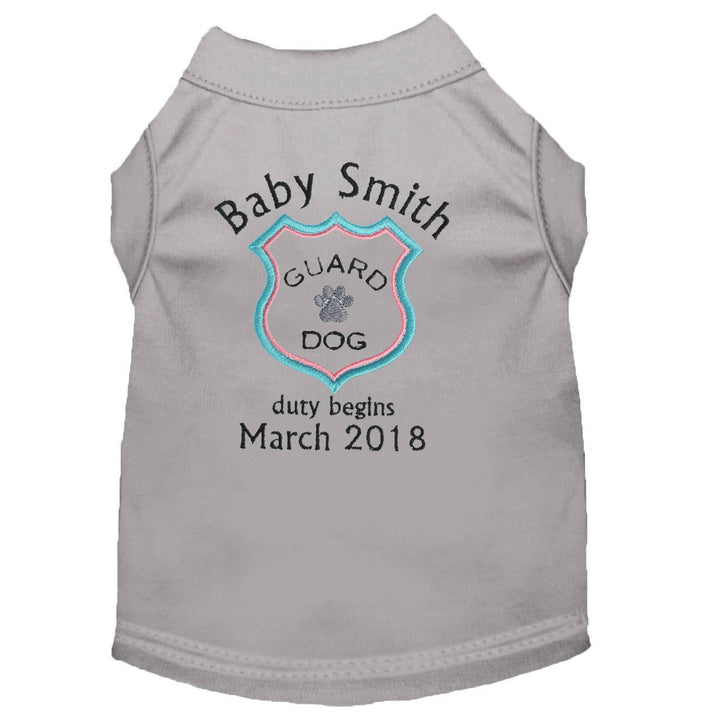 Annonce de grossesse pour chien - Annonce de grossesse pour chien - T-shirt d'annonce - T-shirt de grossesse pour chien - Révélation de grossesse pour chien - T-shirt grand frère pour chien 