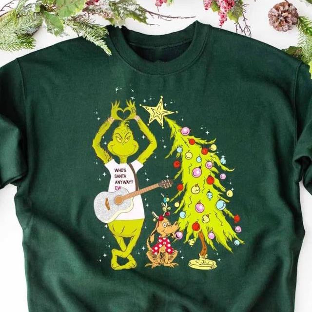 Custom Grinch and Max – Christmas Sweatshirt